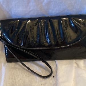Women’s black clutch